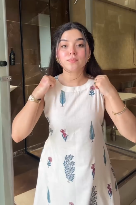 Shop Ethnic Wear White Printed Kurta With Pant