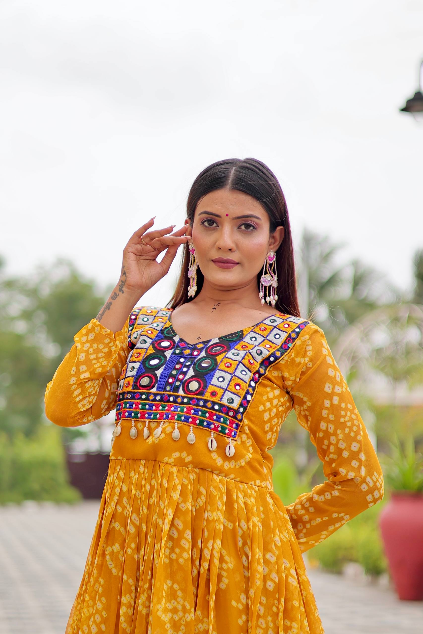 Traditional & Modern Ethnic Wear Stunning Bandhani Gowns