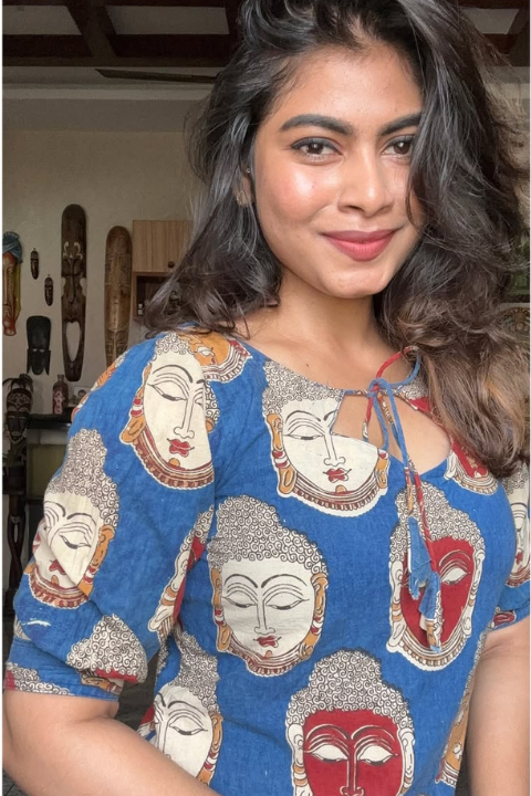 Traditional Indian Ethnic Wear Kathakali Print Kurtis